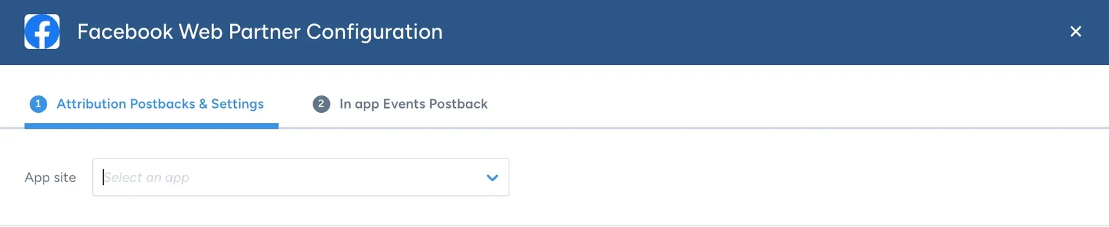Singular: App and platform selection for the Facebook Web partner