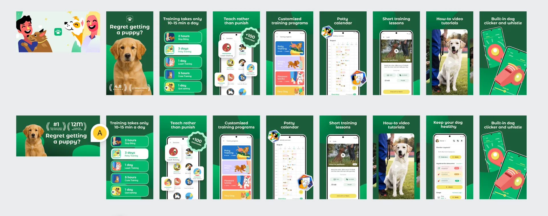 **what the user will get from the very first screen**