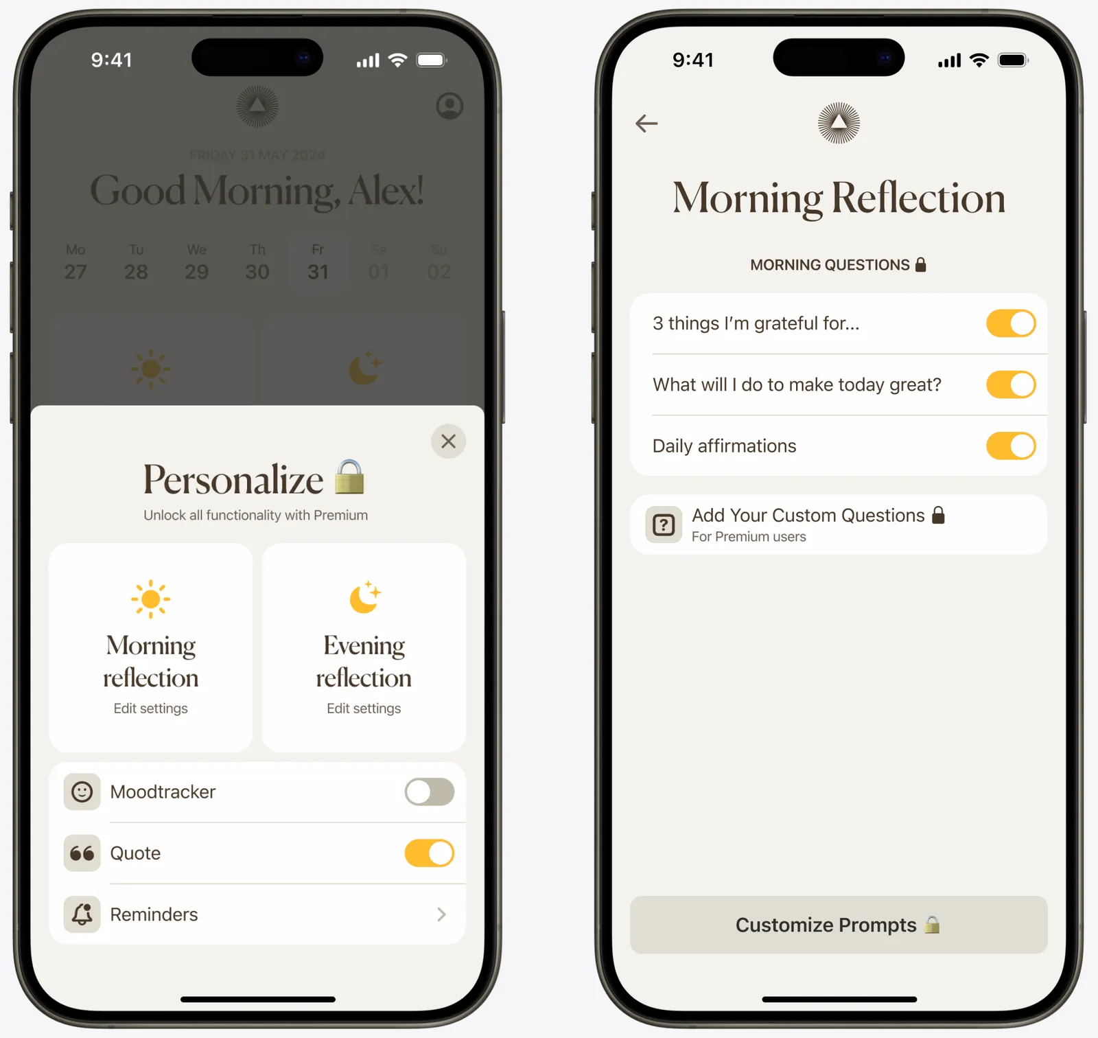 Simplified Home tab