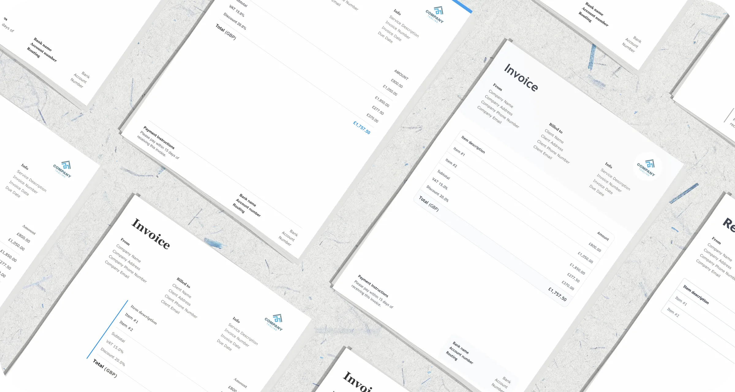 Invoice Ovaro preview