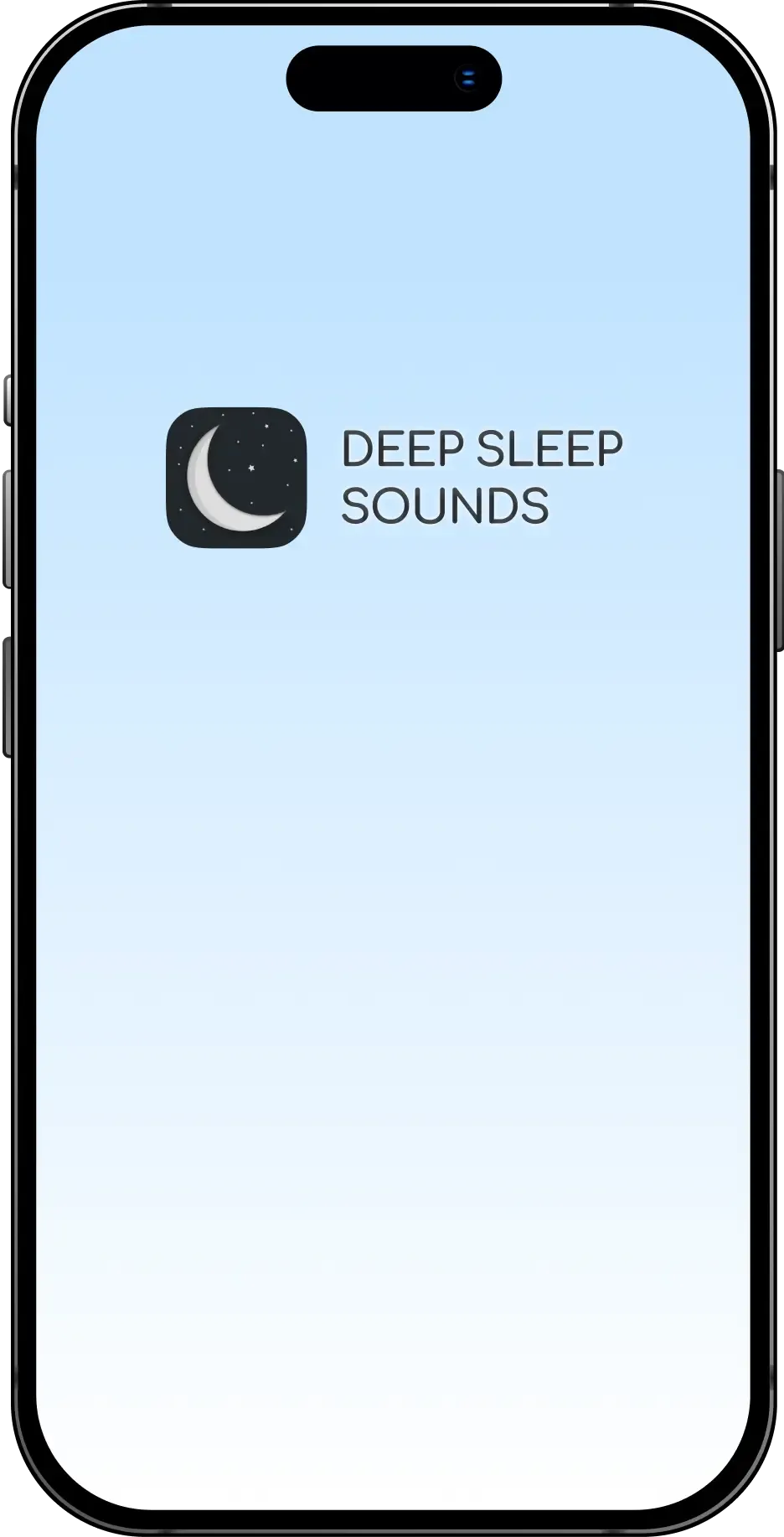 Deep Sleep Sounds app on phone