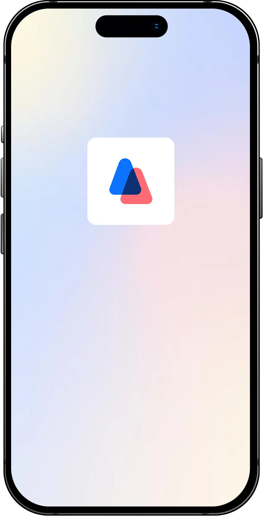 Travel app preview on device