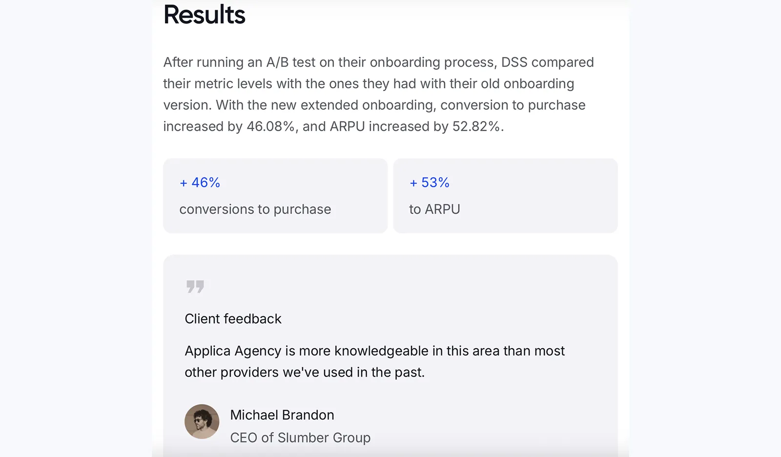 Deep Sleep Sounds onboarding screens used as a monetisation surface, the change that drove a 52% ARPU lift.