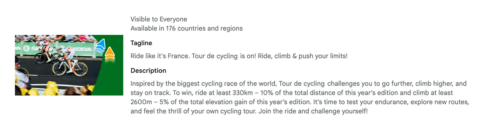 ## Tour de Cycling **(Featured!)**
