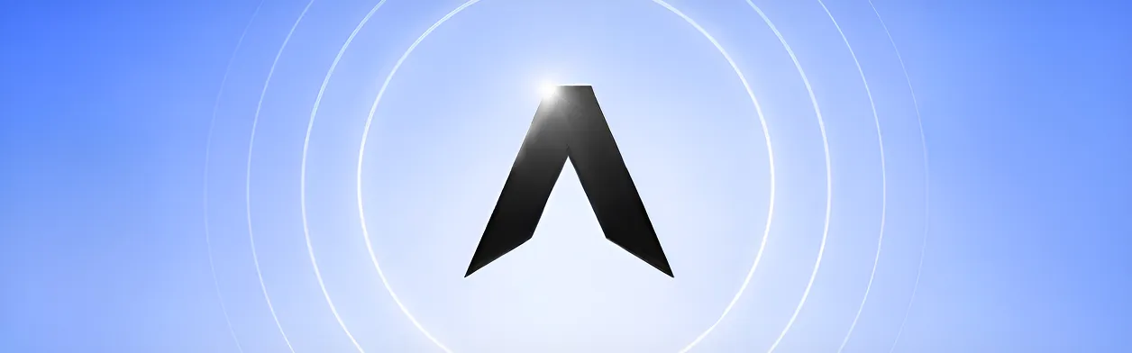 Applica logo on a gradient background