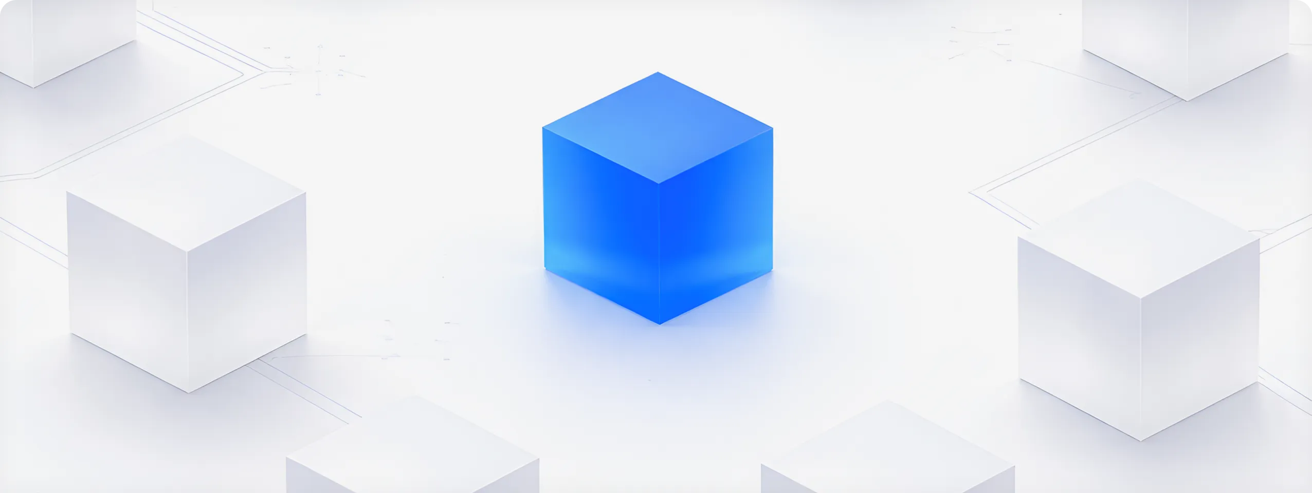 Blue cube representing the ideal app growth fit