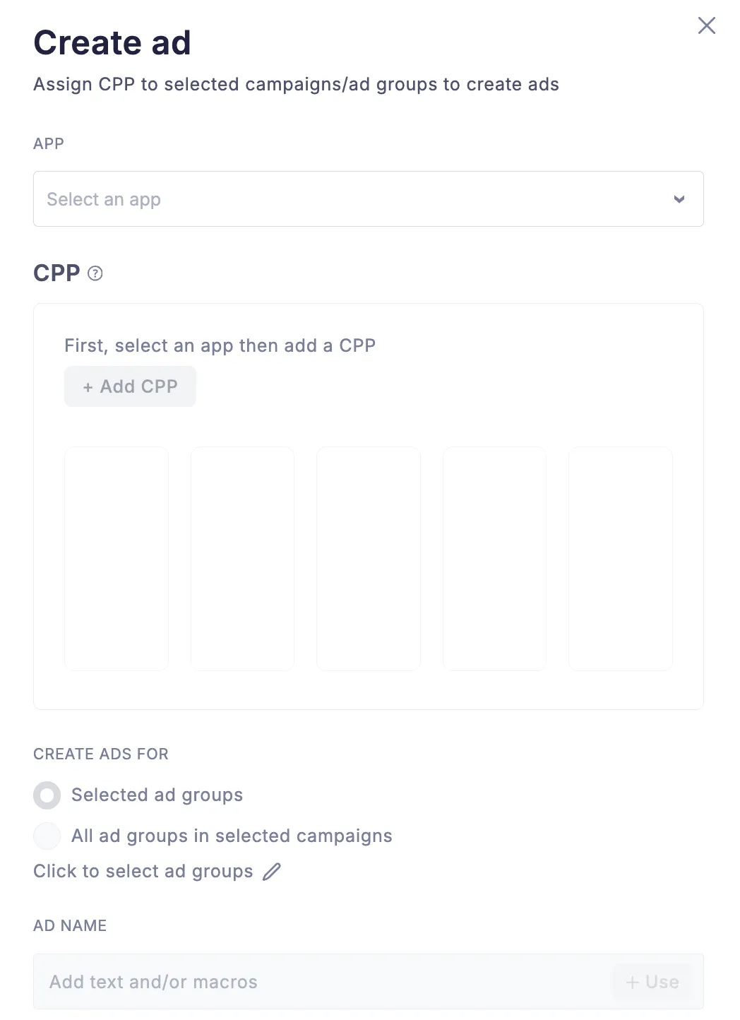 Creating an App Store custom product page