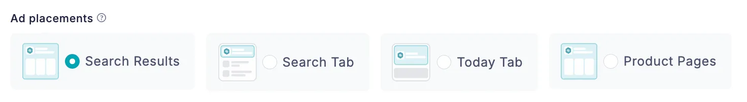 Apple Ads placements