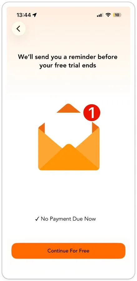 Lose It! paywall flow, screen 2 of 3