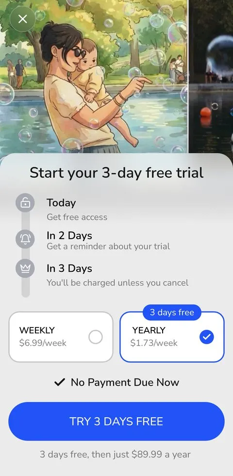 Magic Edit paywall