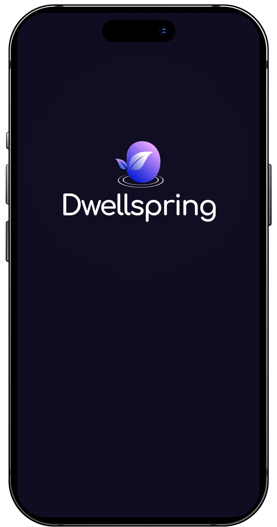 Dwellspring App on phone