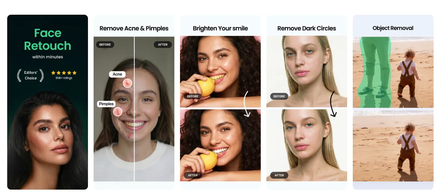 Face Retouch Ad group: